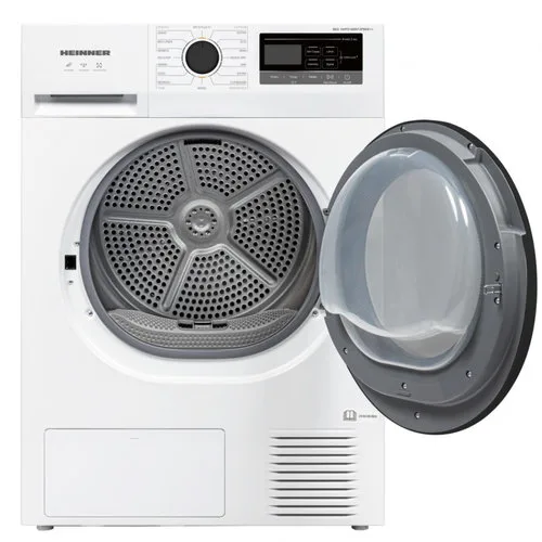Uscător de rufe cu pompă de căldură Heinner HHPD-M8N13PBKE++, 8 kg, 16 programe, display LED, Alb - imagine 3