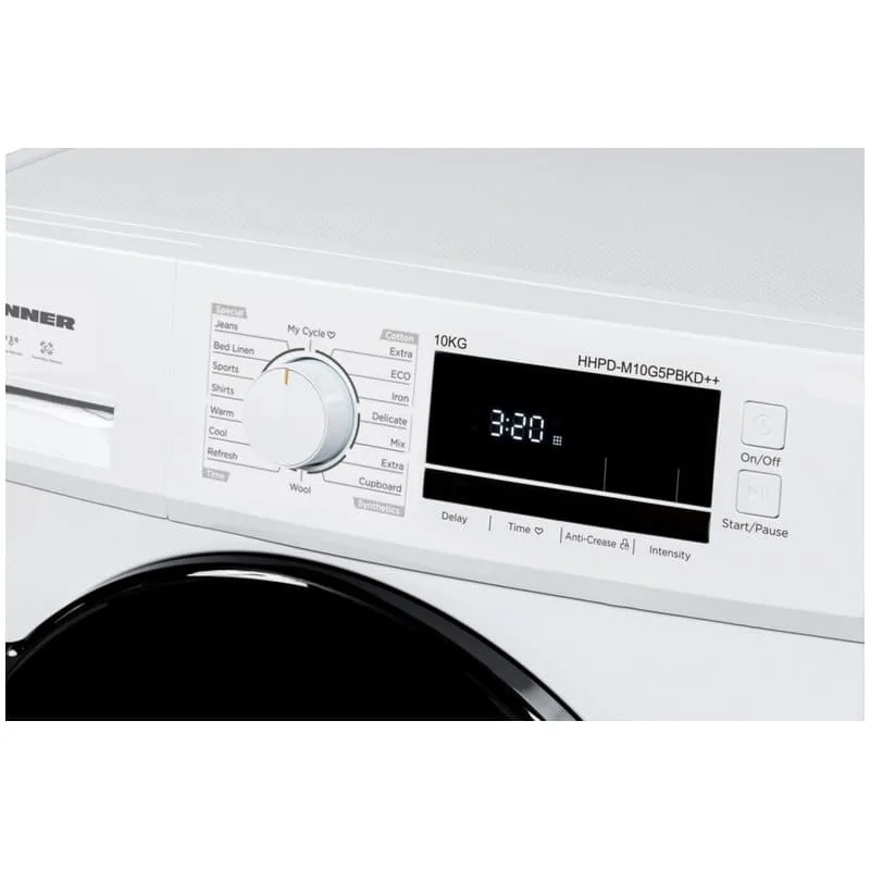 Uscător de Rufe Heinner HHPD-M10G5PBKD++, 10 Kg, Pompă de Căldură - imagine 5