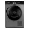 Uscător de rufe Heinner HHPD-M9K3SA+++ 9 kg cu pompă de căldură motor Inverter și control Touch argintiu