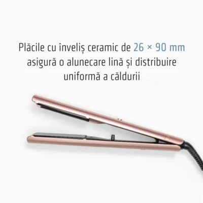 Placă de păr Heinner HHS-Y230SC-PNK 2 în 1 ceramică
