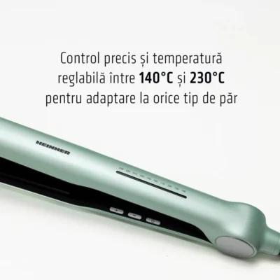 Placă de păr Heinner HHS-Y230DP-GR cu funcție Plasma inveliș ceramic