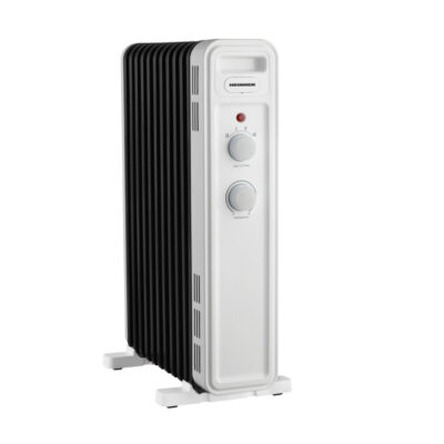Calorifer cu ulei Heinner HOH-M13WH-BK cu 13 elemenți și putere maximă 2500W