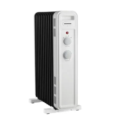 Calorifer cu ulei Heinner HOH-M13WH-BK cu 13 elemenți și putere maximă 2500W